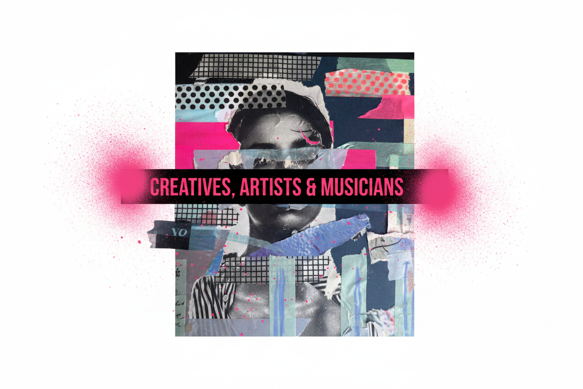 Creatives Artists & Musicians - With Spray Paint