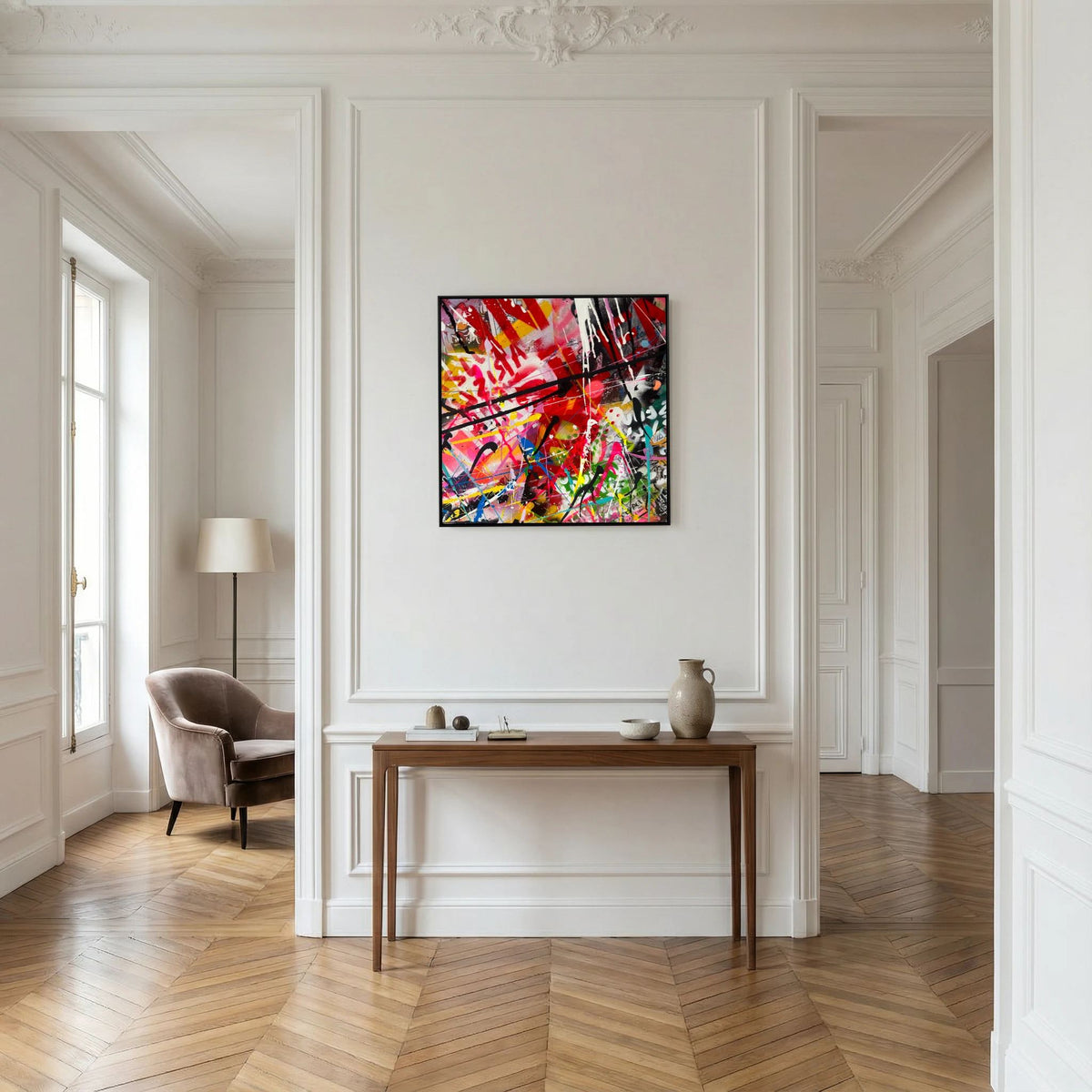 PAINTED NOISE (2023) CANVAS PRINT  