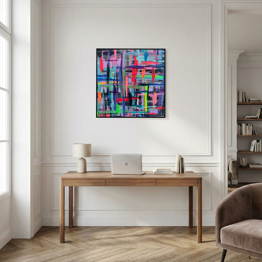 BETWEEN THE LINES (2020) PRINT ON CANVAS 