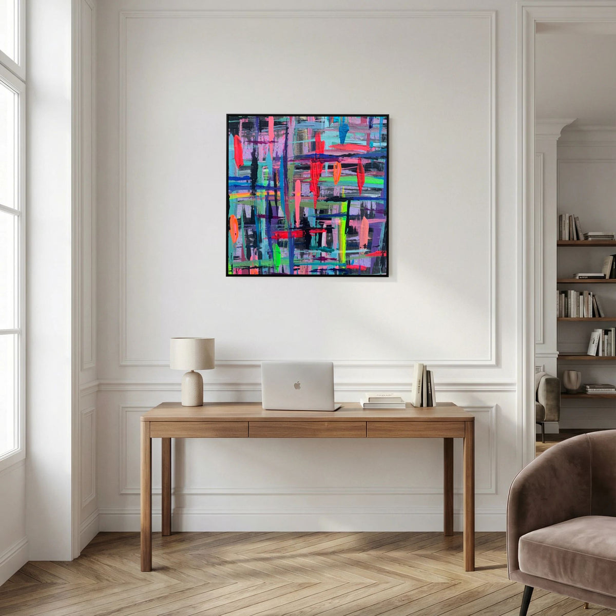 BETWEEN THE LINES (2020) PRINT ON CANVAS 