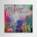 FOLLOW THE STARS (2023) PRINT ON CANVAS 