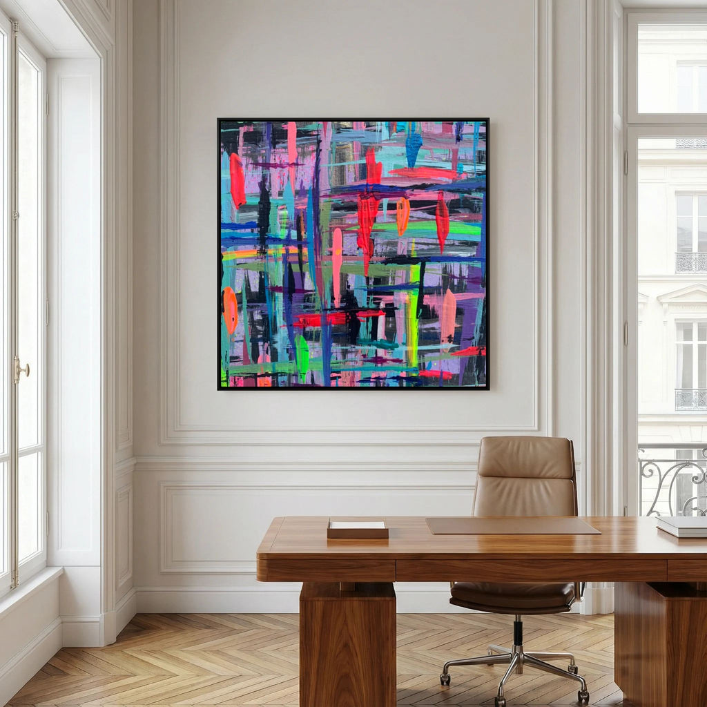 BETWEEN THE LINES (2020) PRINT ON CANVAS 