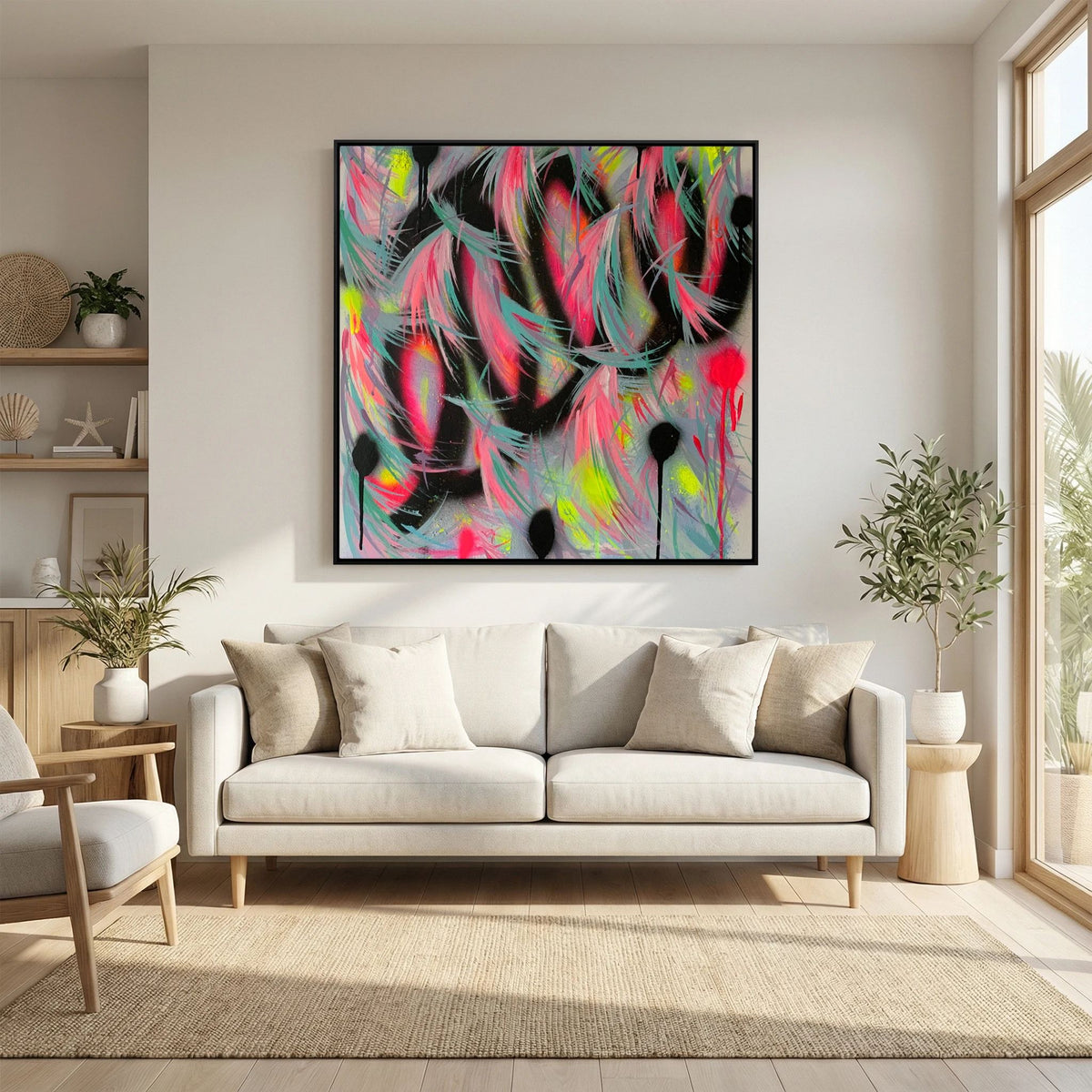 MUTED NOISE (2020) PRINT ON CANVAS  - Copy