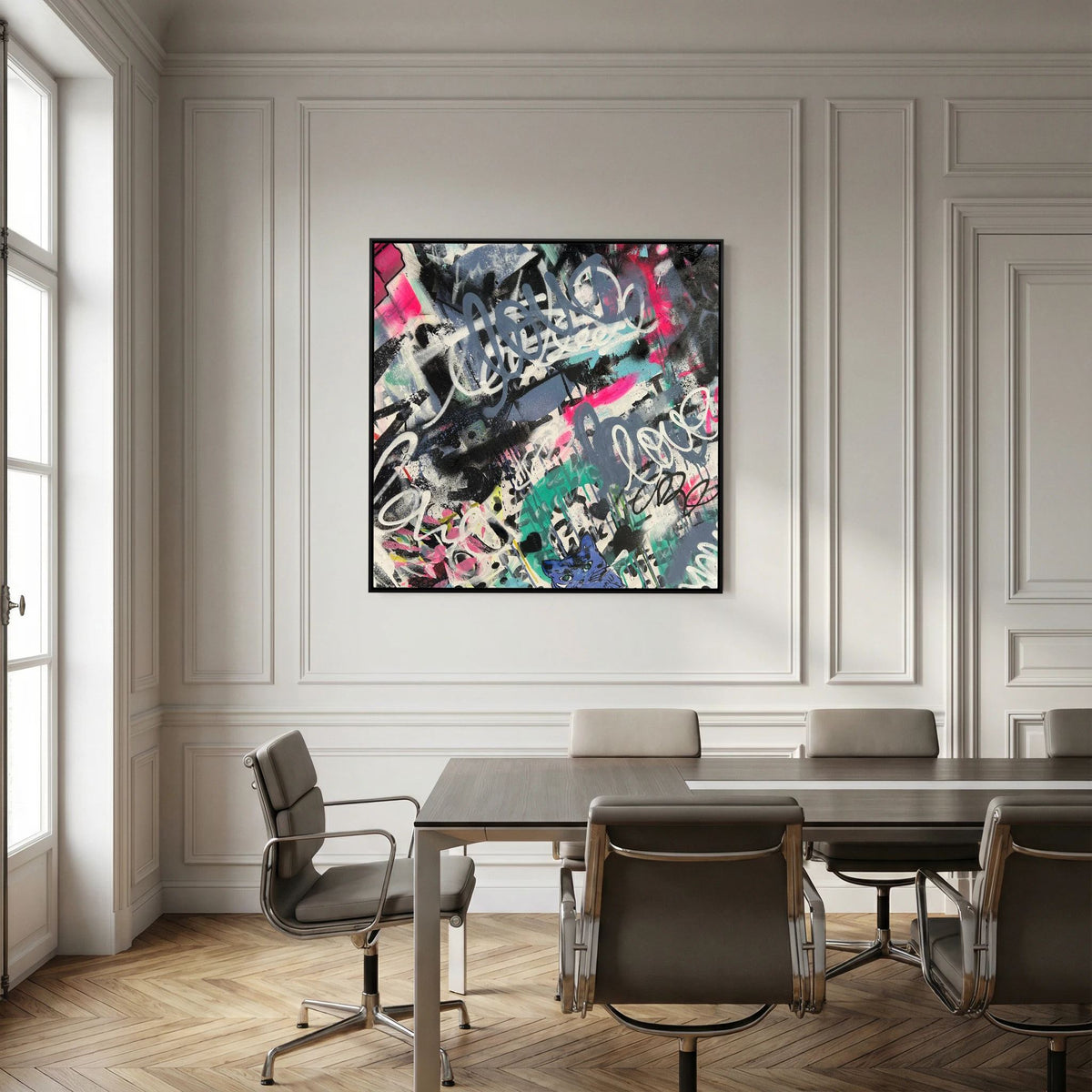 F**K I LOVE MY CAT PRINT ON CANVAS