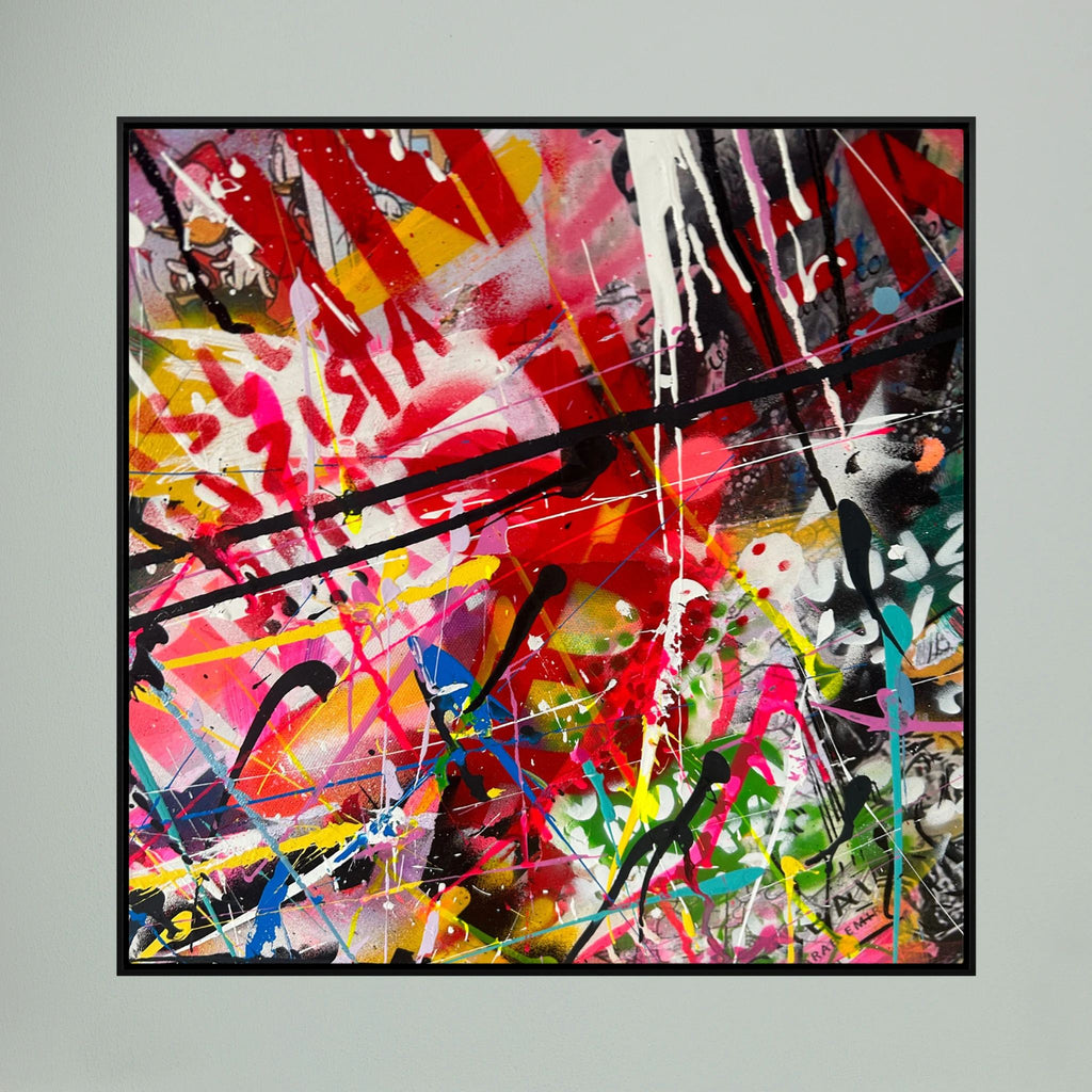 PAINTED NOISE (2023) CANVAS PRINT  
