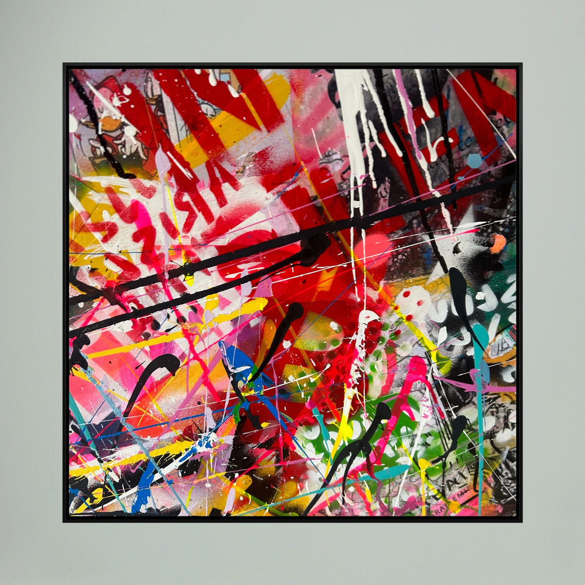PAINTED NOISE (2023) CANVAS PRINT  