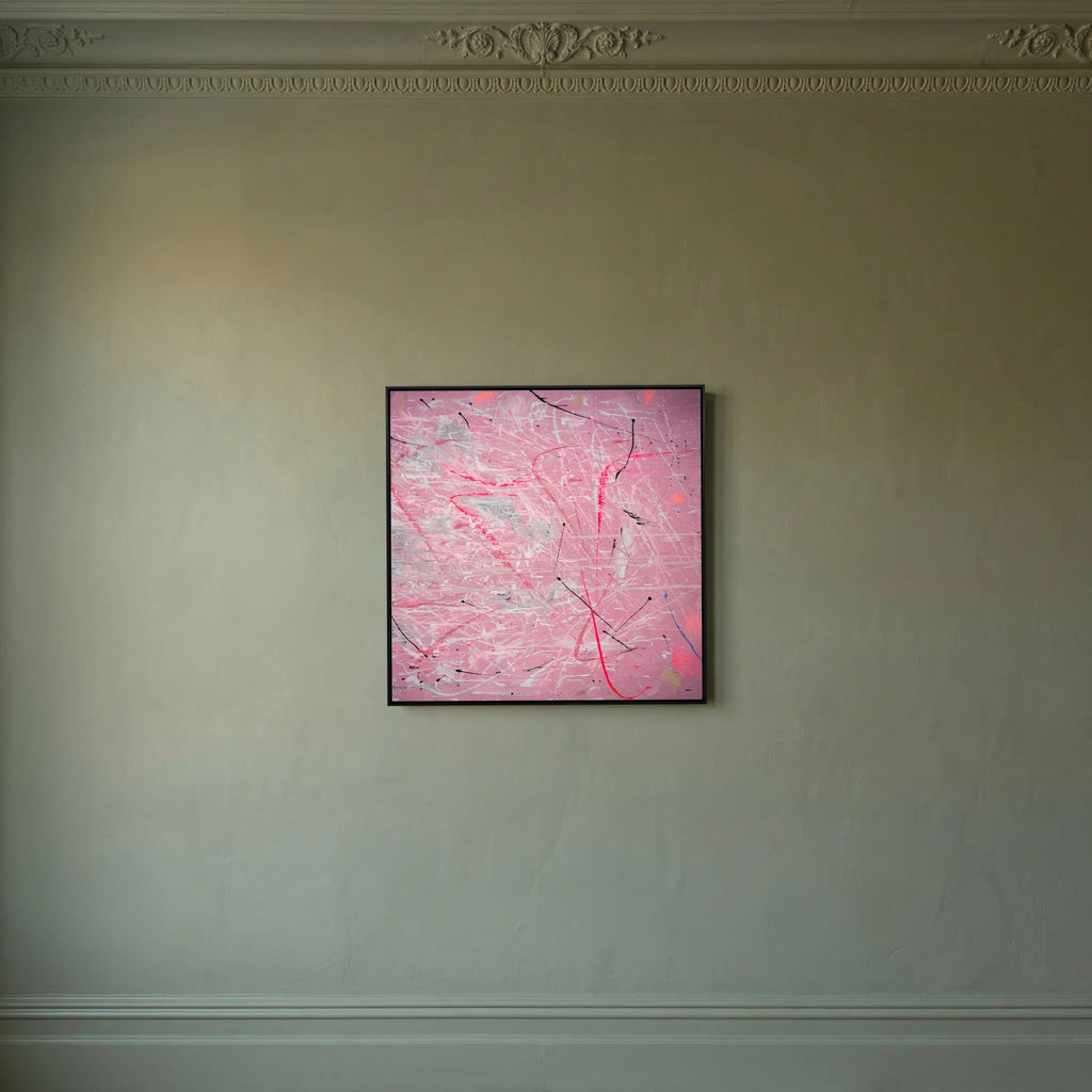 PAINT IN PINK (2024) PRINT ON CANVAS     