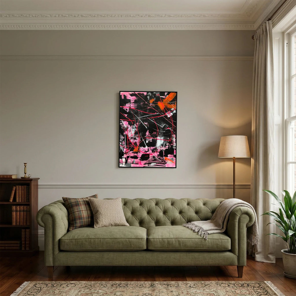 BURN A BRIDGE (2024) CANVAS PRINT 