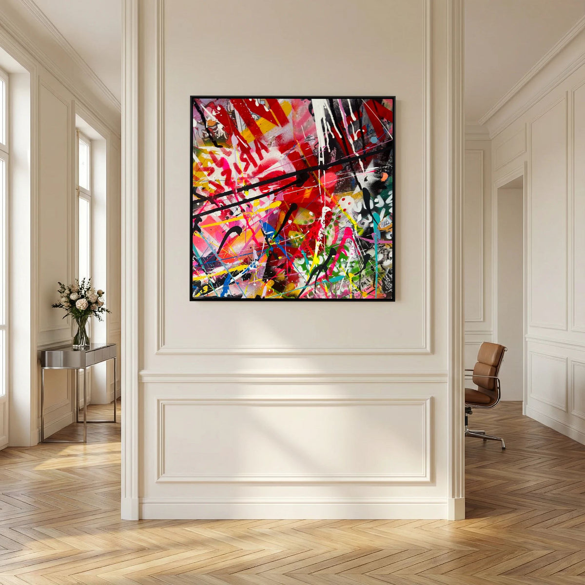 PAINTED NOISE (2023) CANVAS PRINT  