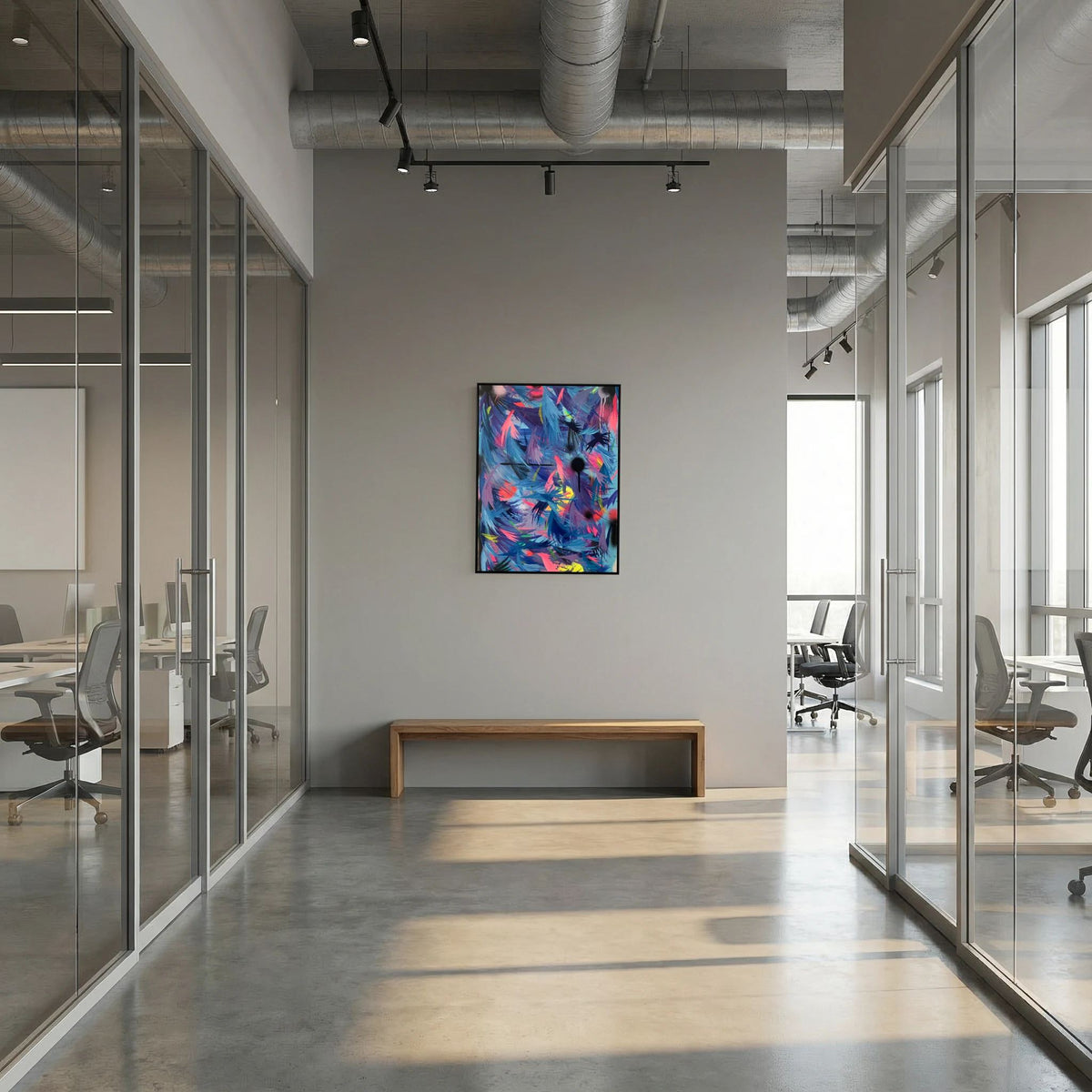 CYAN (2021) CANVAS PRINT  