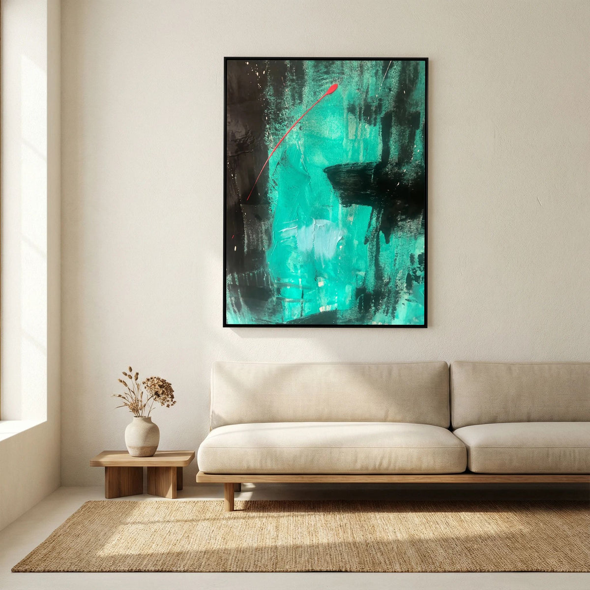 AN ABSTRACT PLACE (2017) CANVAS PRINT 