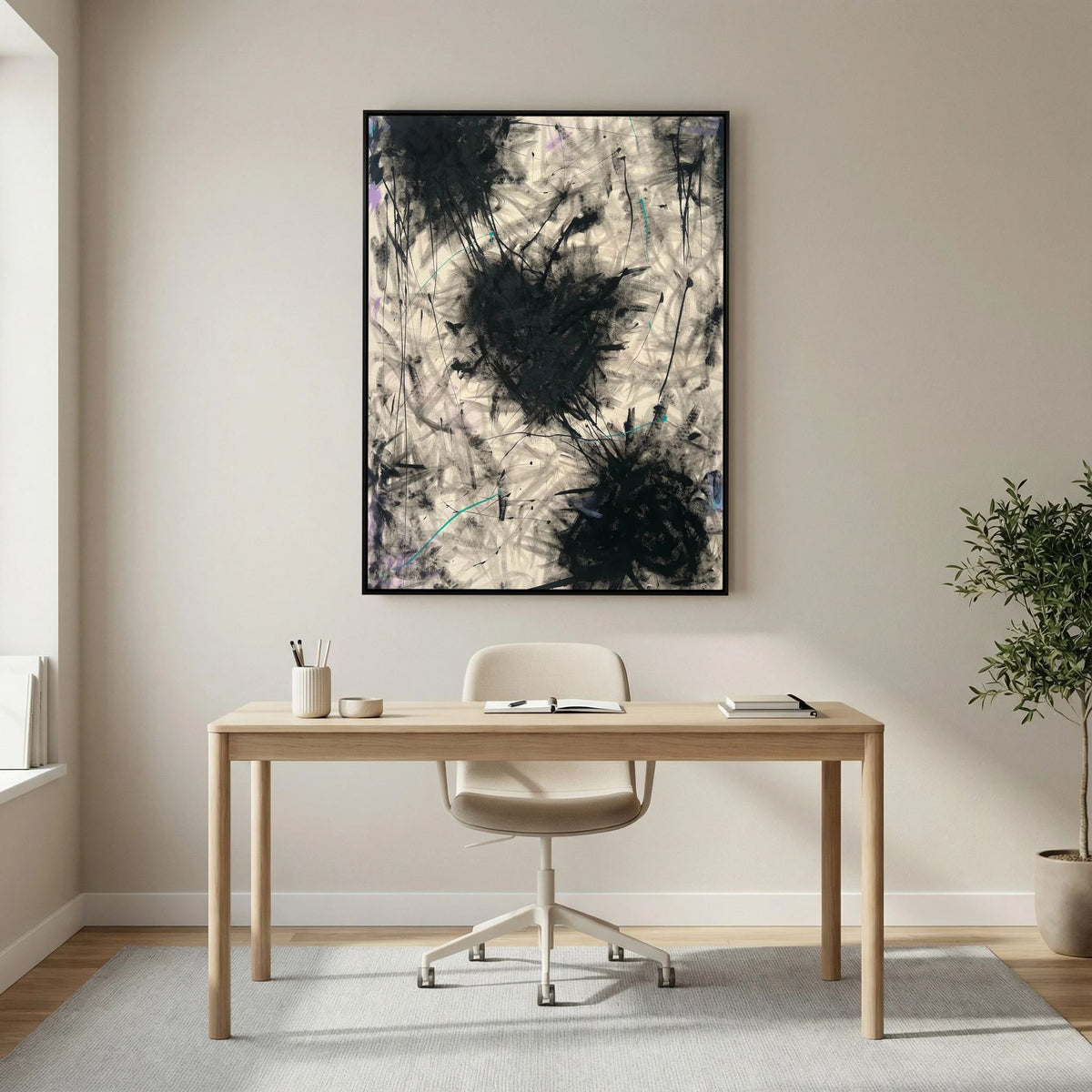 THREE HEARTS (2024) CANVAS PRINT 