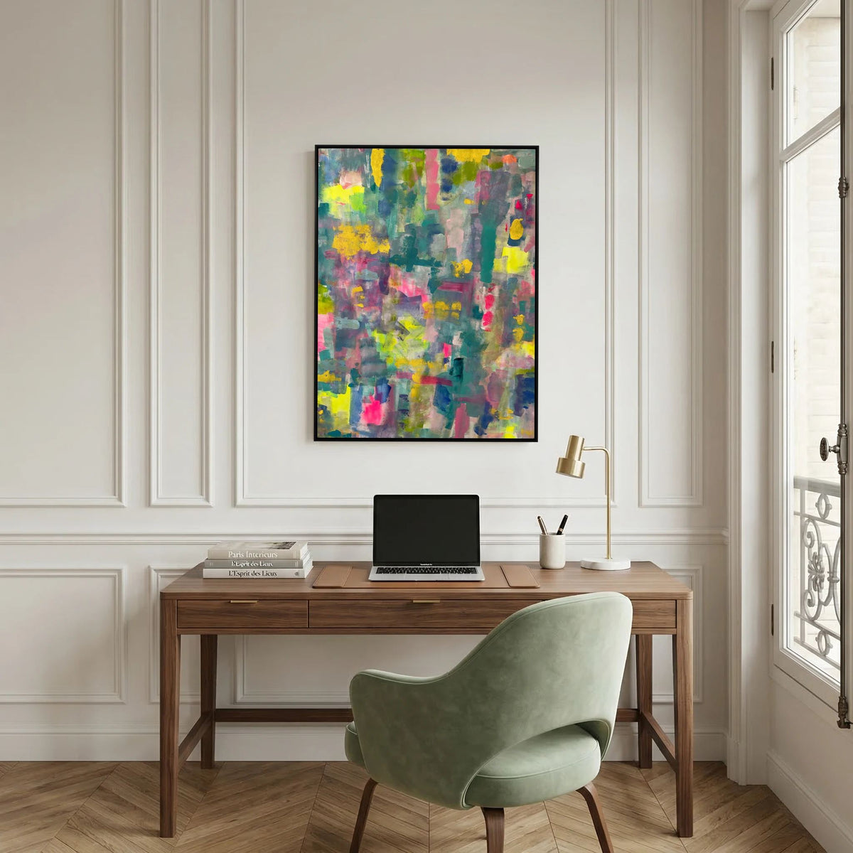 GARDEN IN SUMMER (2023) CANVAS PRINT   