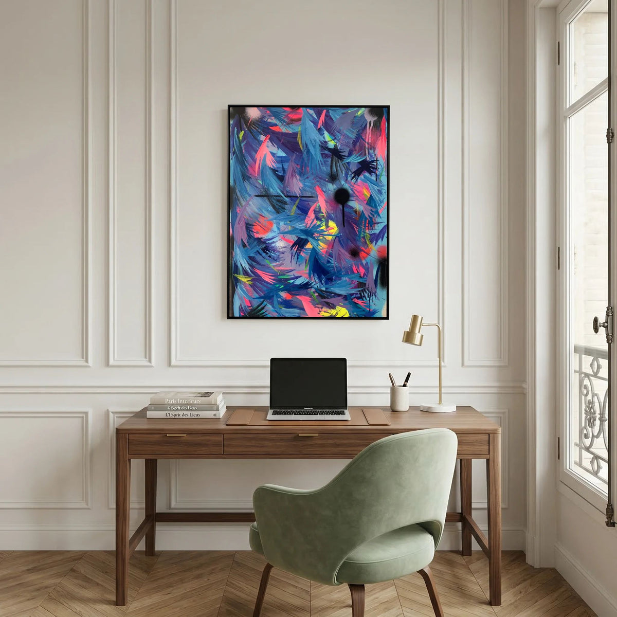 CYAN (2021) CANVAS PRINT  