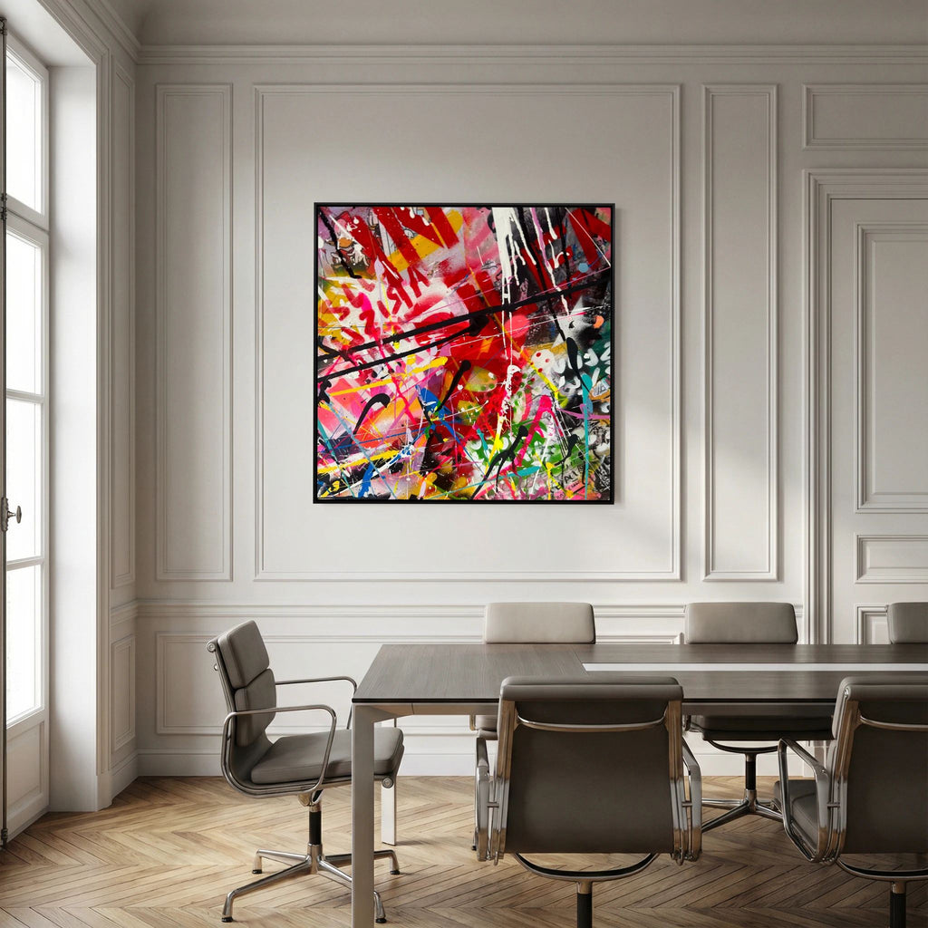 PAINTED NOISE (2023) CANVAS PRINT  