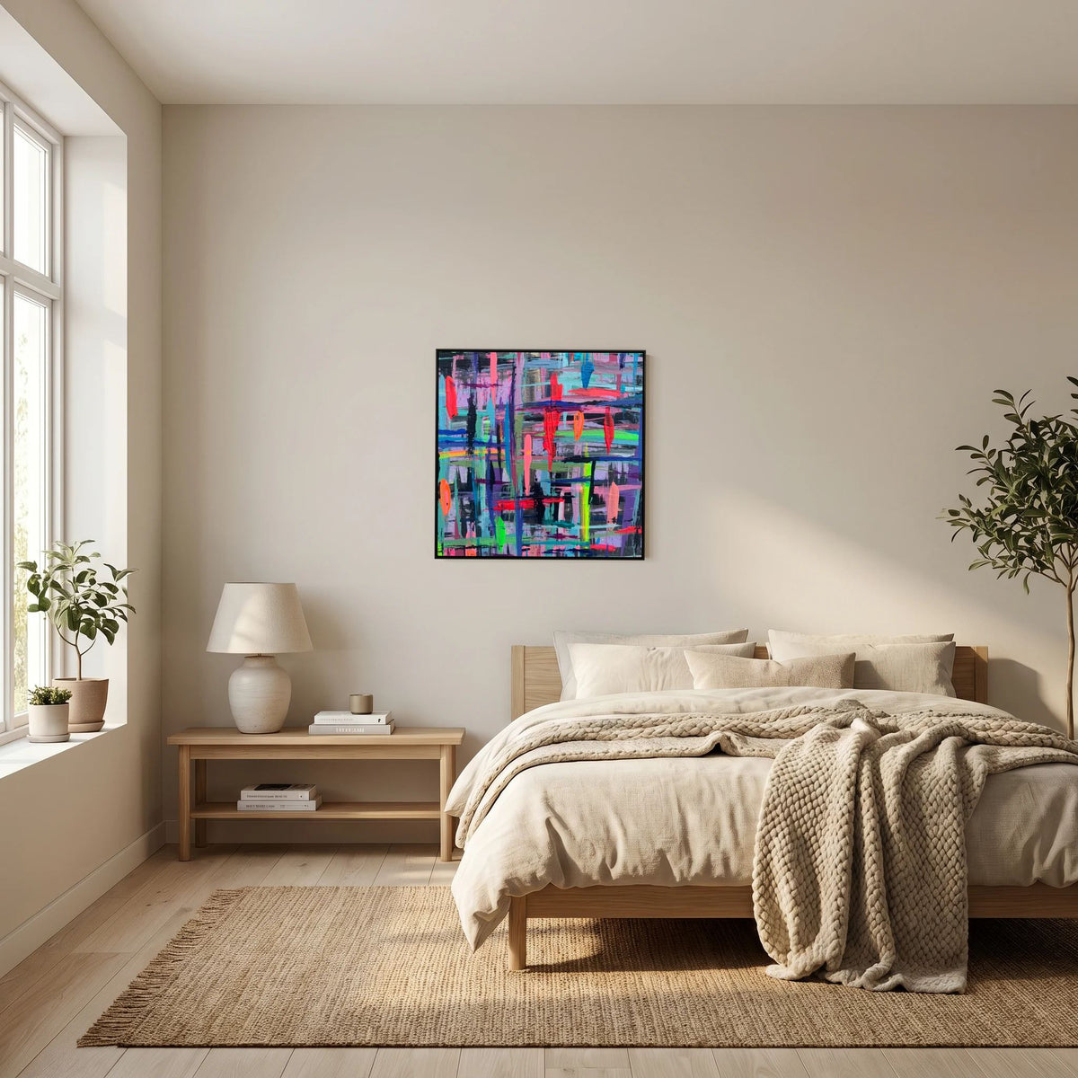 BETWEEN THE LINES (2020) PRINT ON CANVAS 