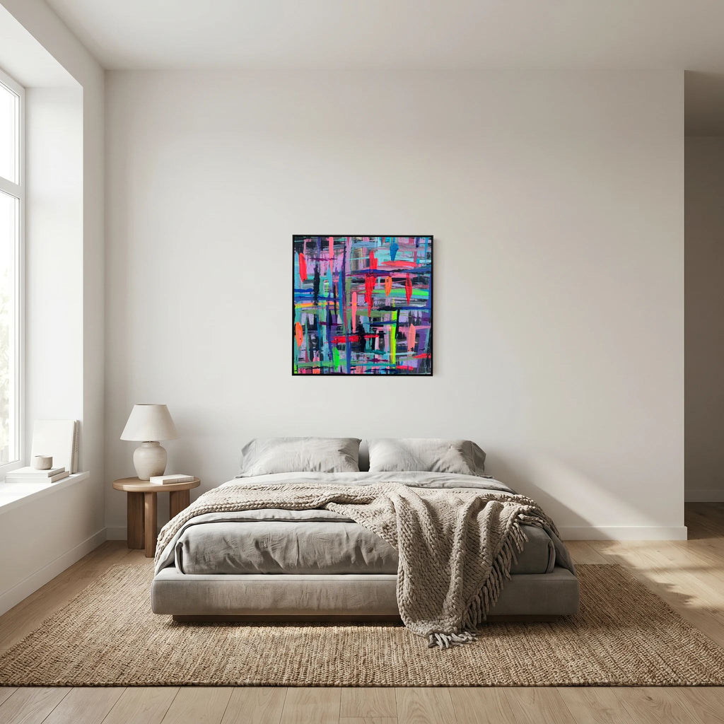 BETWEEN THE LINES (2020) PRINT ON CANVAS 
