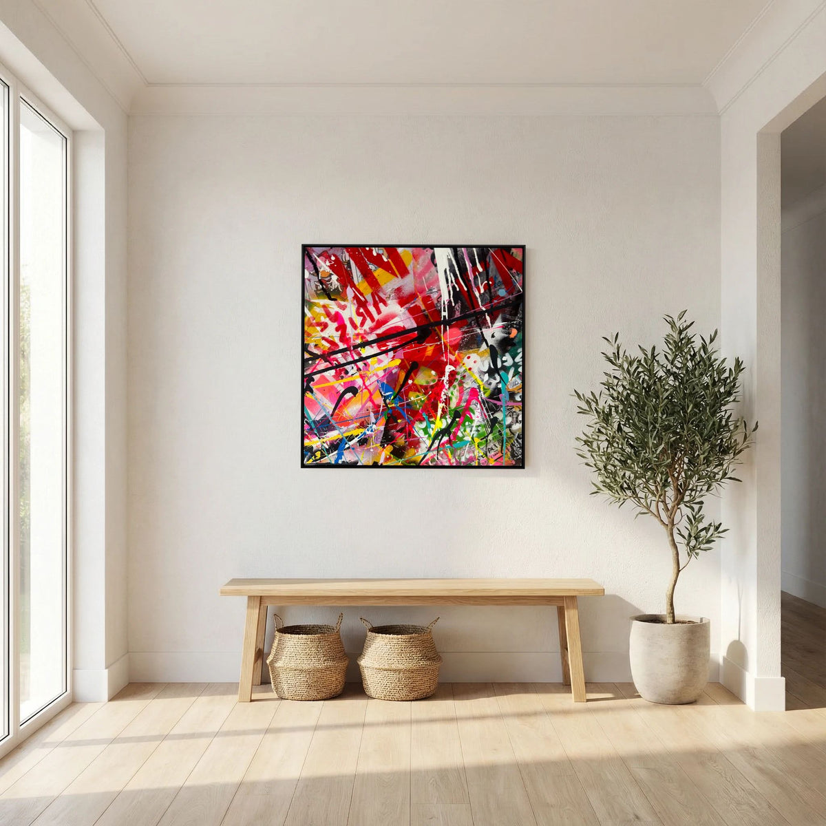 PAINTED NOISE (2023) CANVAS PRINT  
