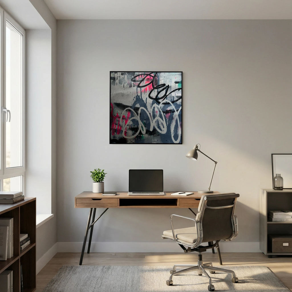 LOVE IN REVERSE PRINT ON CANVAS
