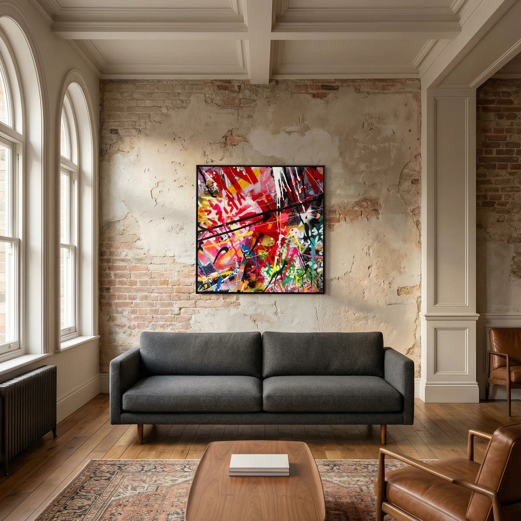 PAINTED NOISE (2023) CANVAS PRINT  