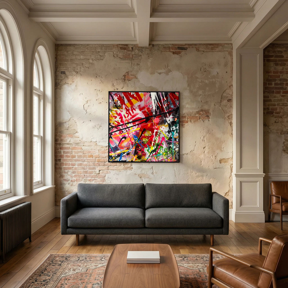 PAINTED NOISE (2023) CANVAS PRINT  