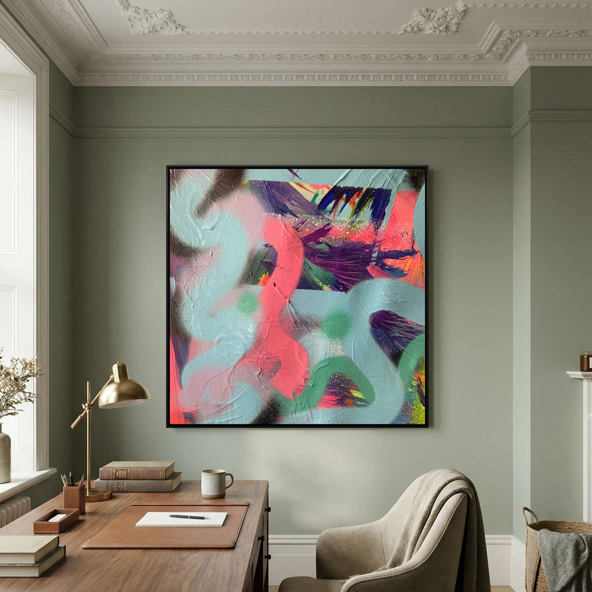 RIFT (2021) PRINT ON CANVAS  