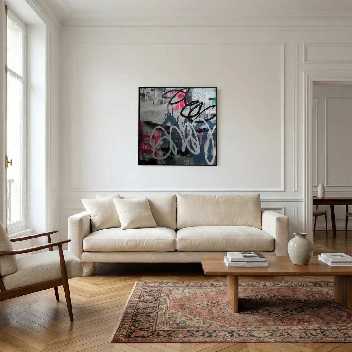 LOVE IN REVERSE PRINT ON CANVAS