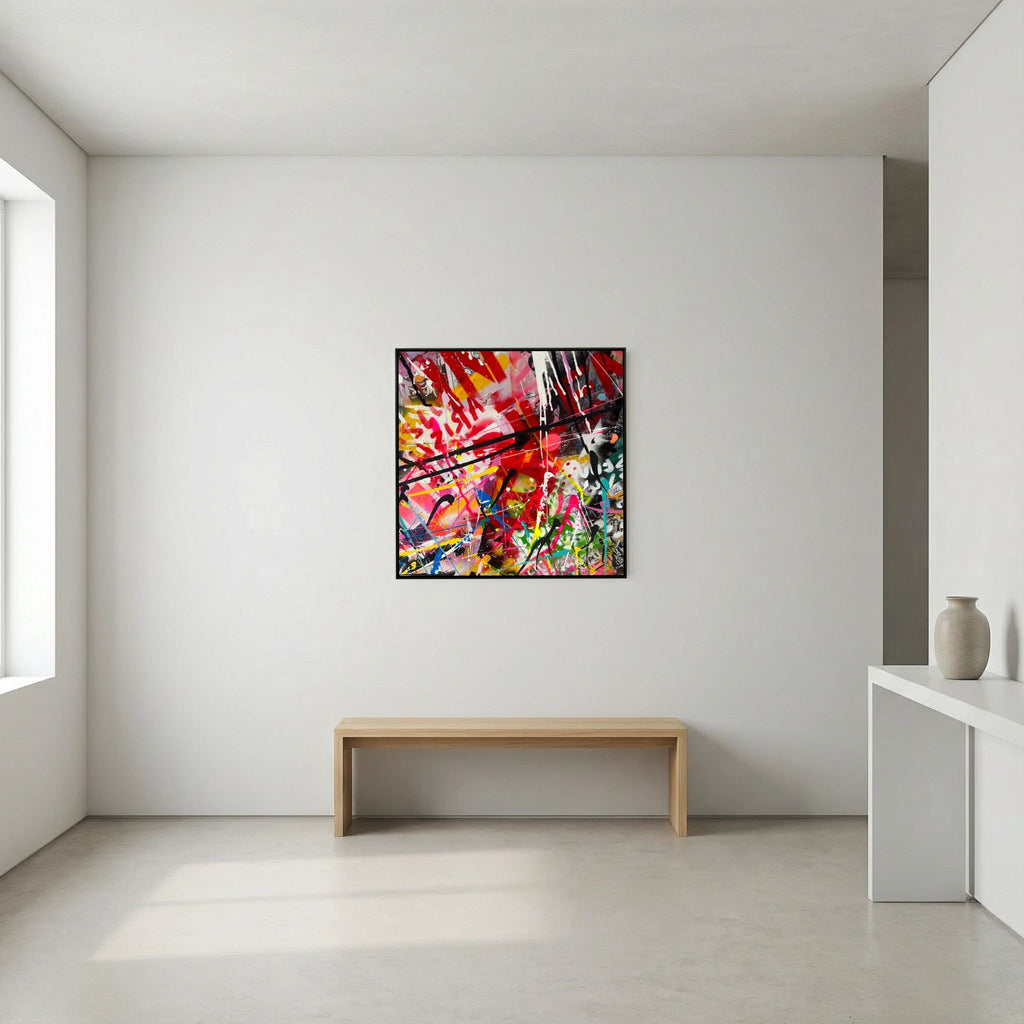 PAINTED NOISE (2023) CANVAS PRINT  