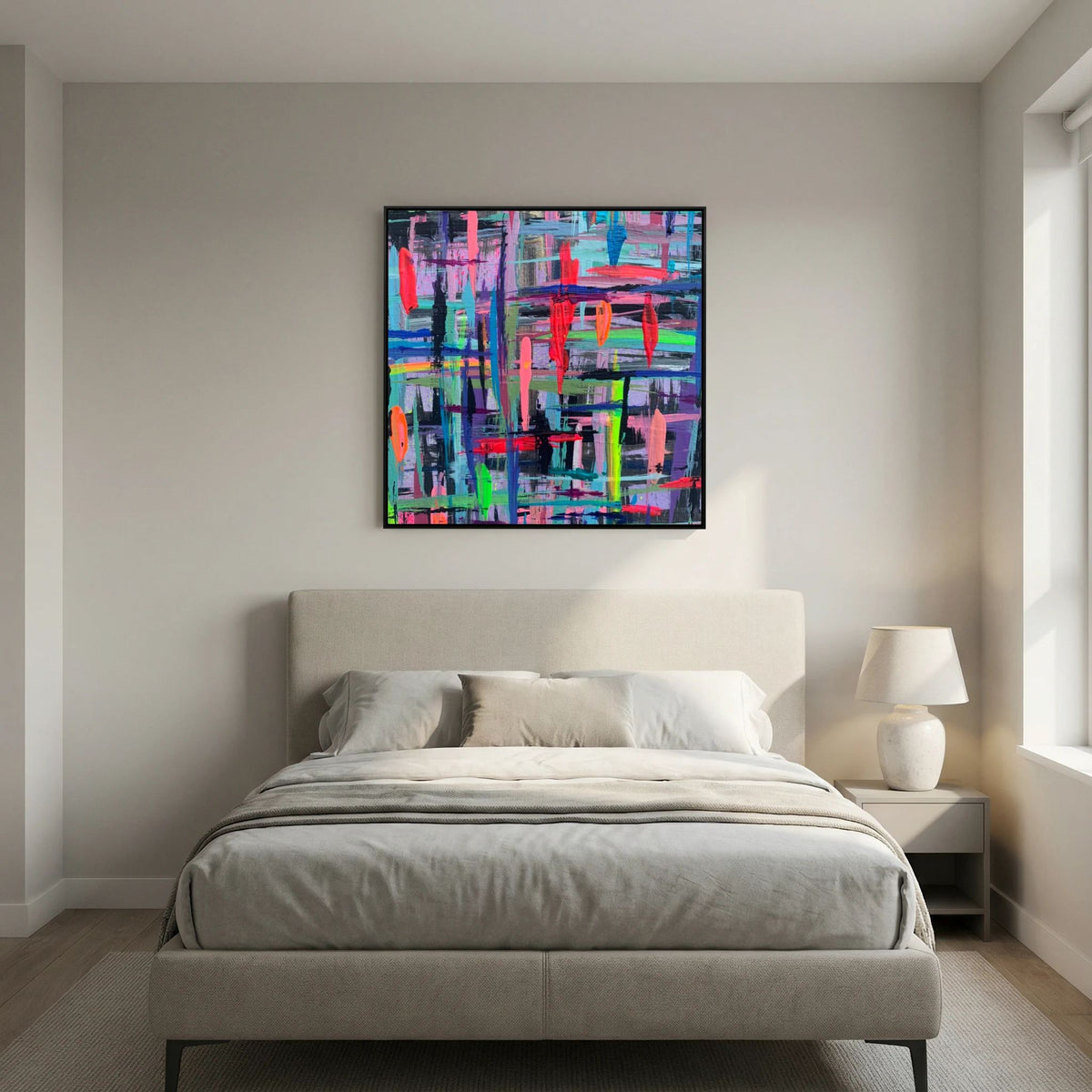 BETWEEN THE LINES (2020) PRINT ON CANVAS 