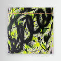 BLACK & YELLOW PRINT ON CANVAS