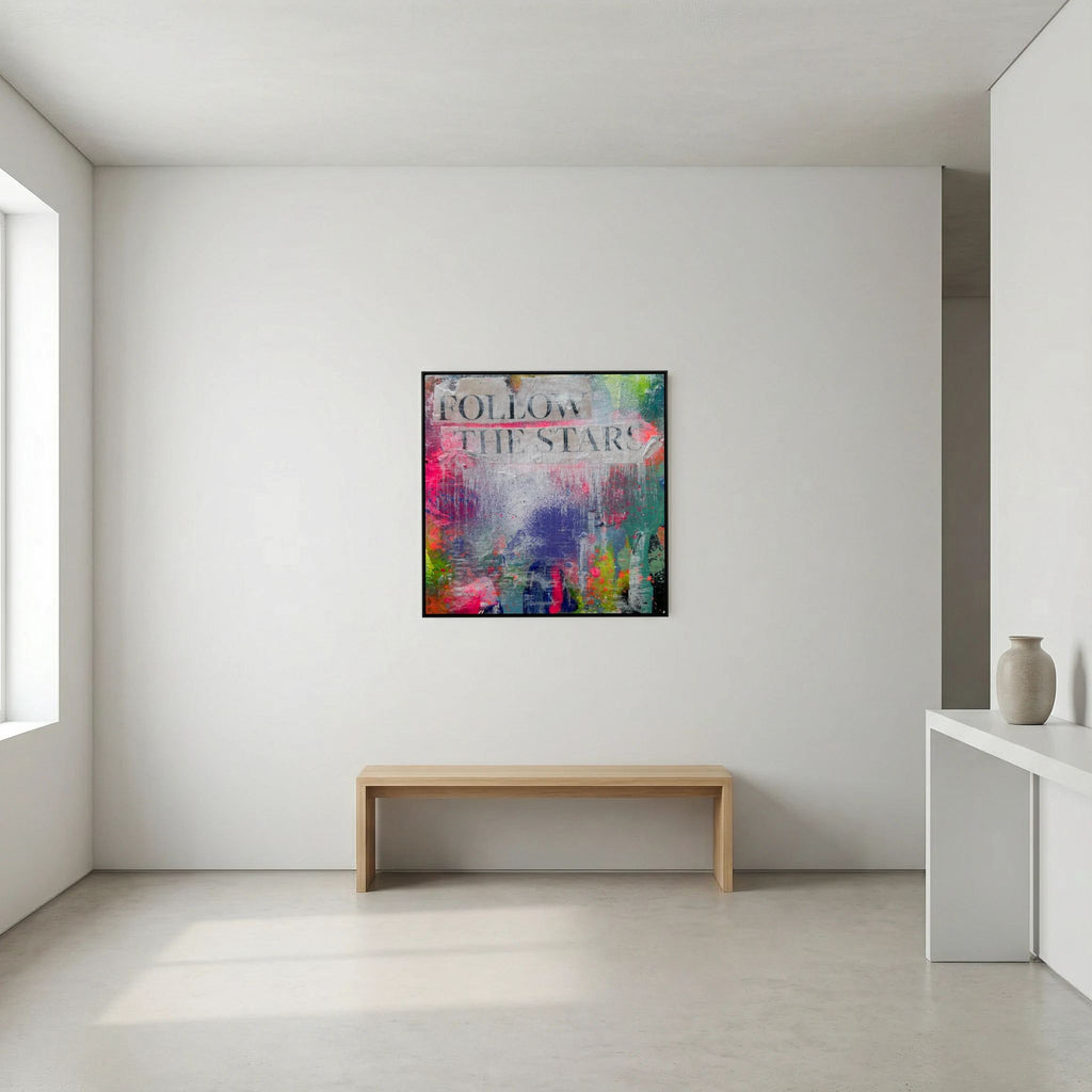 FOLLOW THE STARS (2023) PRINT ON CANVAS 