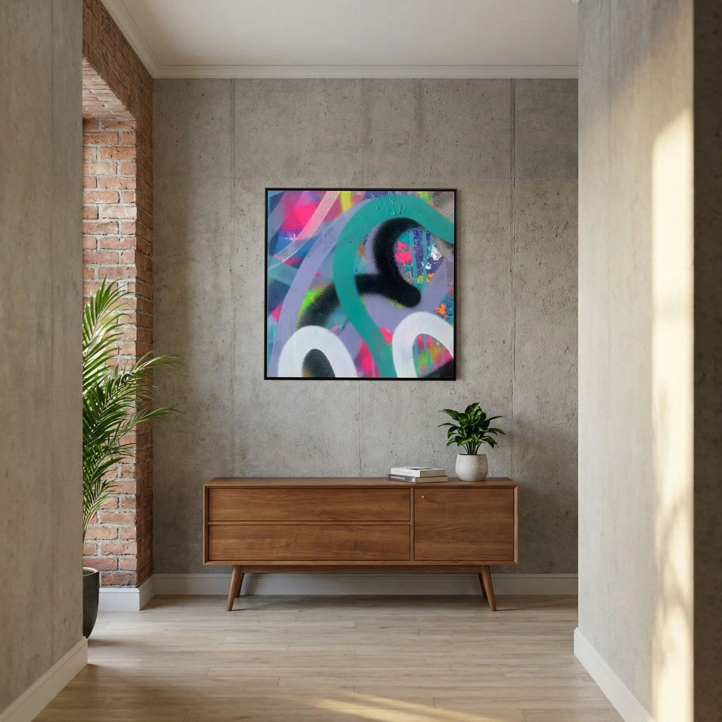 FAIRGROUND PRINT ON CANVAS  
