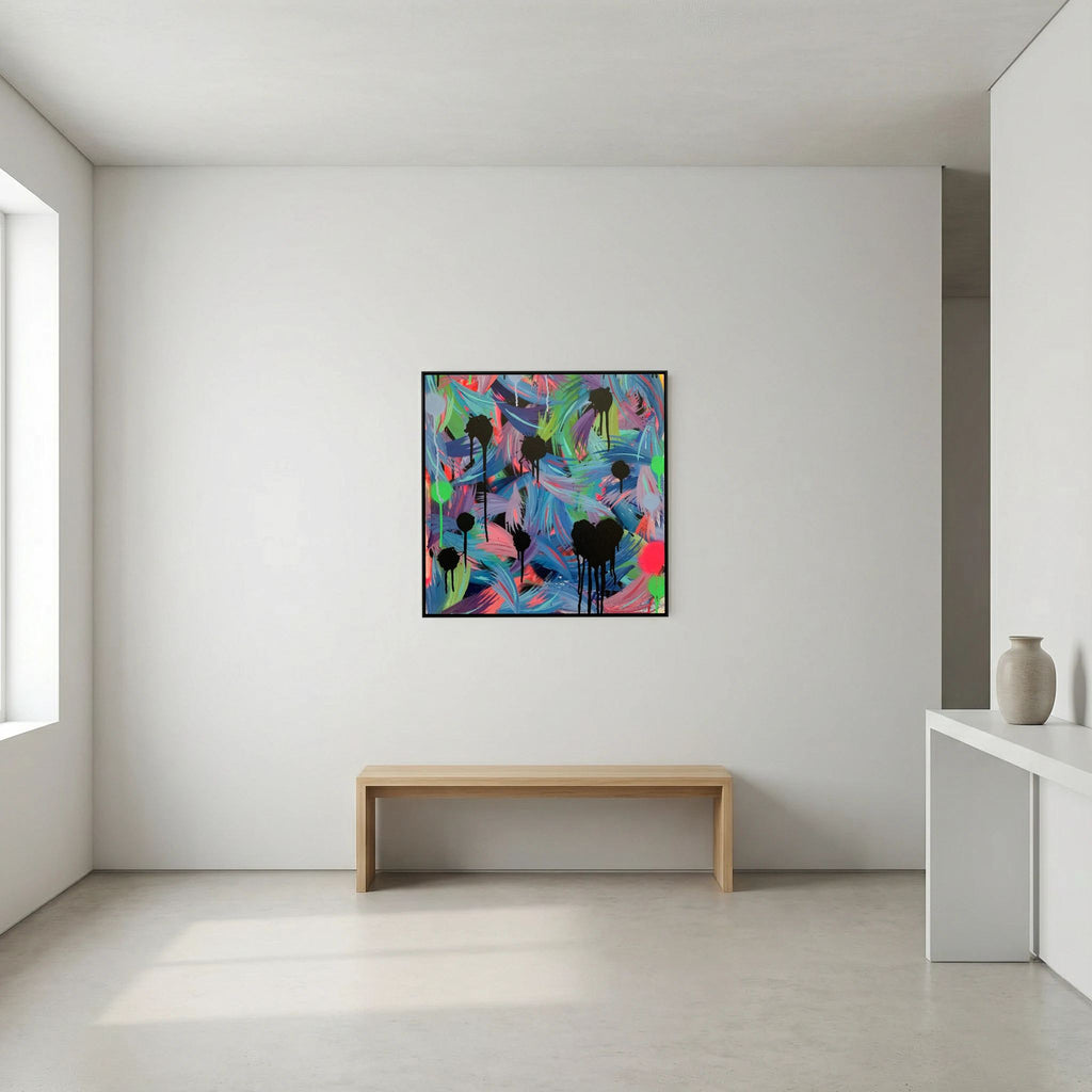 BLACK HEARTS CLUB (2020) PRINT ON CANVAS 