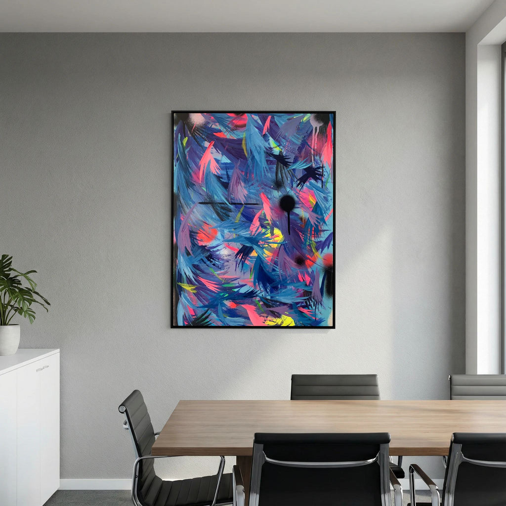 CYAN (2021) CANVAS PRINT  