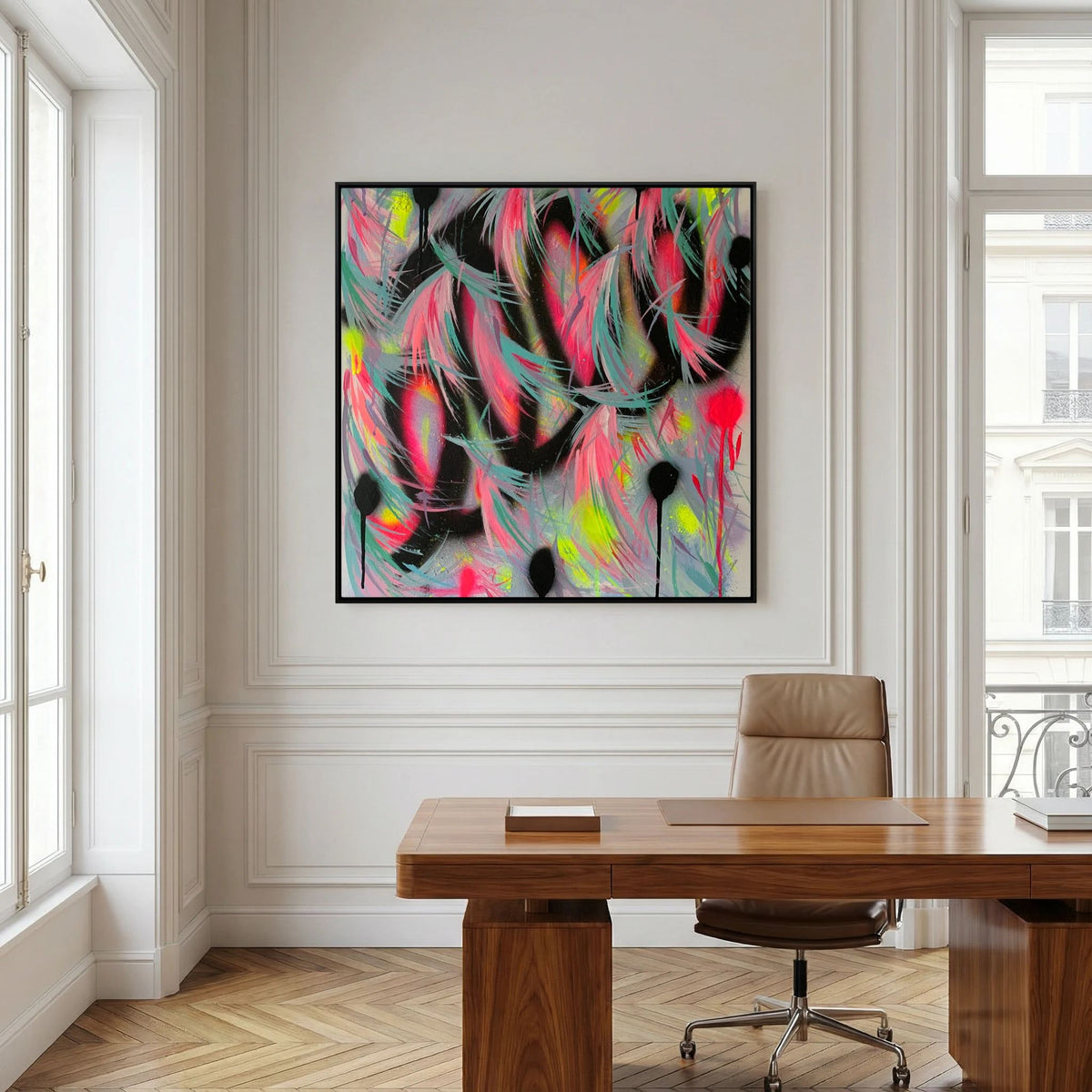 MUTED NOISE (2020) PRINT ON CANVAS  - Copy