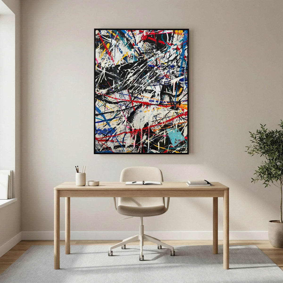 DESTRUCTION  (2024) CANVAS PRINT   