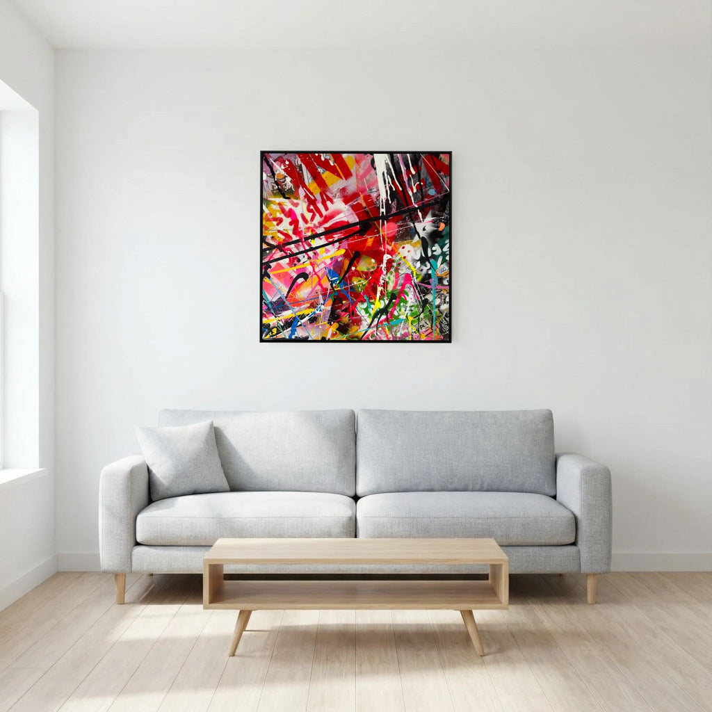 PAINTED NOISE (2023) CANVAS PRINT  