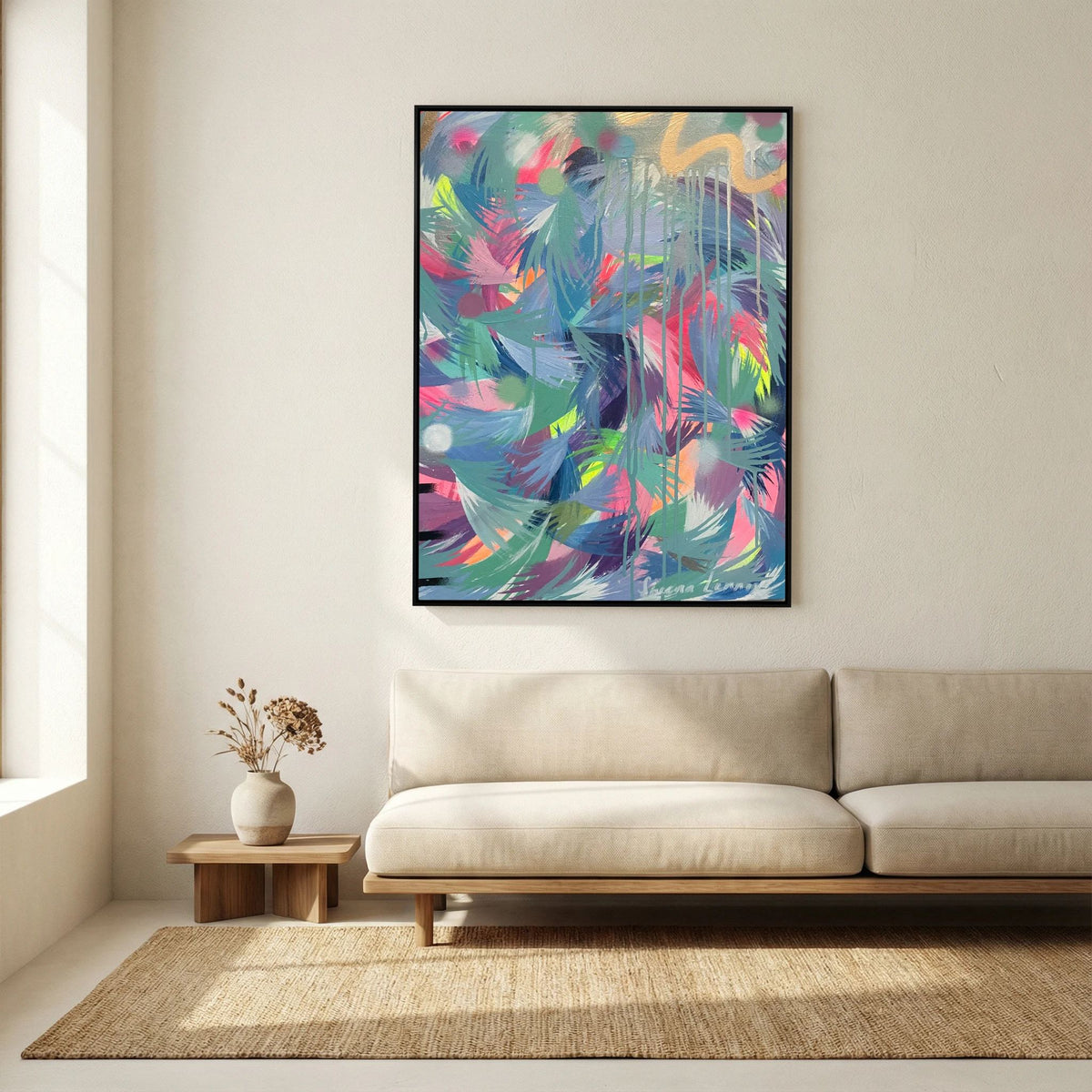 TROPICAL HUES (2021) CANVAS PRINT 