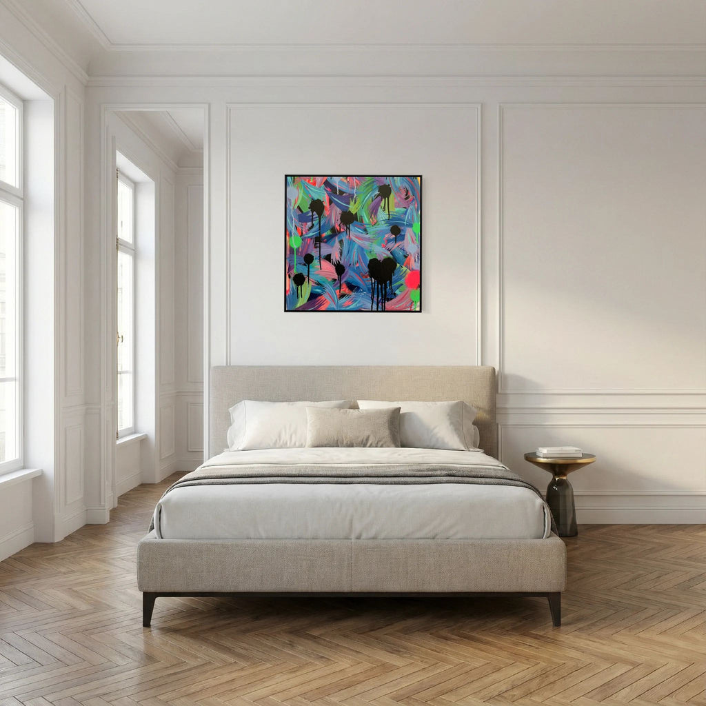 BLACK HEARTS CLUB (2020) PRINT ON CANVAS 