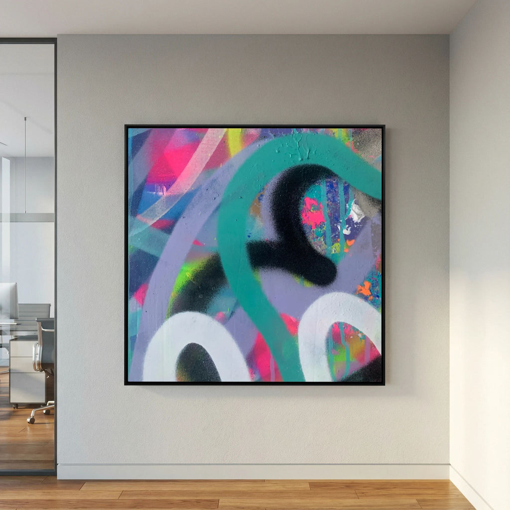 FAIRGROUND PRINT ON CANVAS  