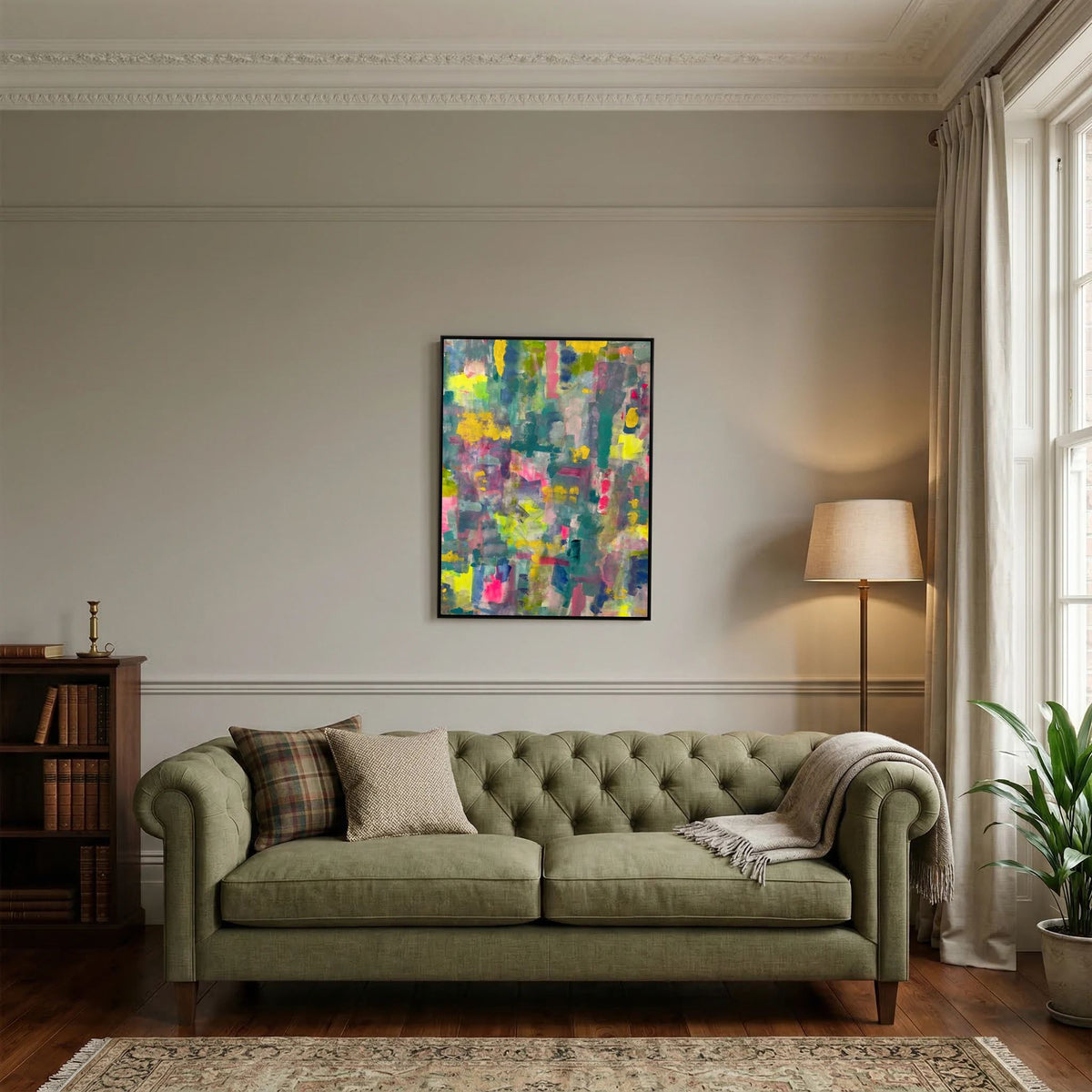 GARDEN IN SUMMER (2023) CANVAS PRINT   