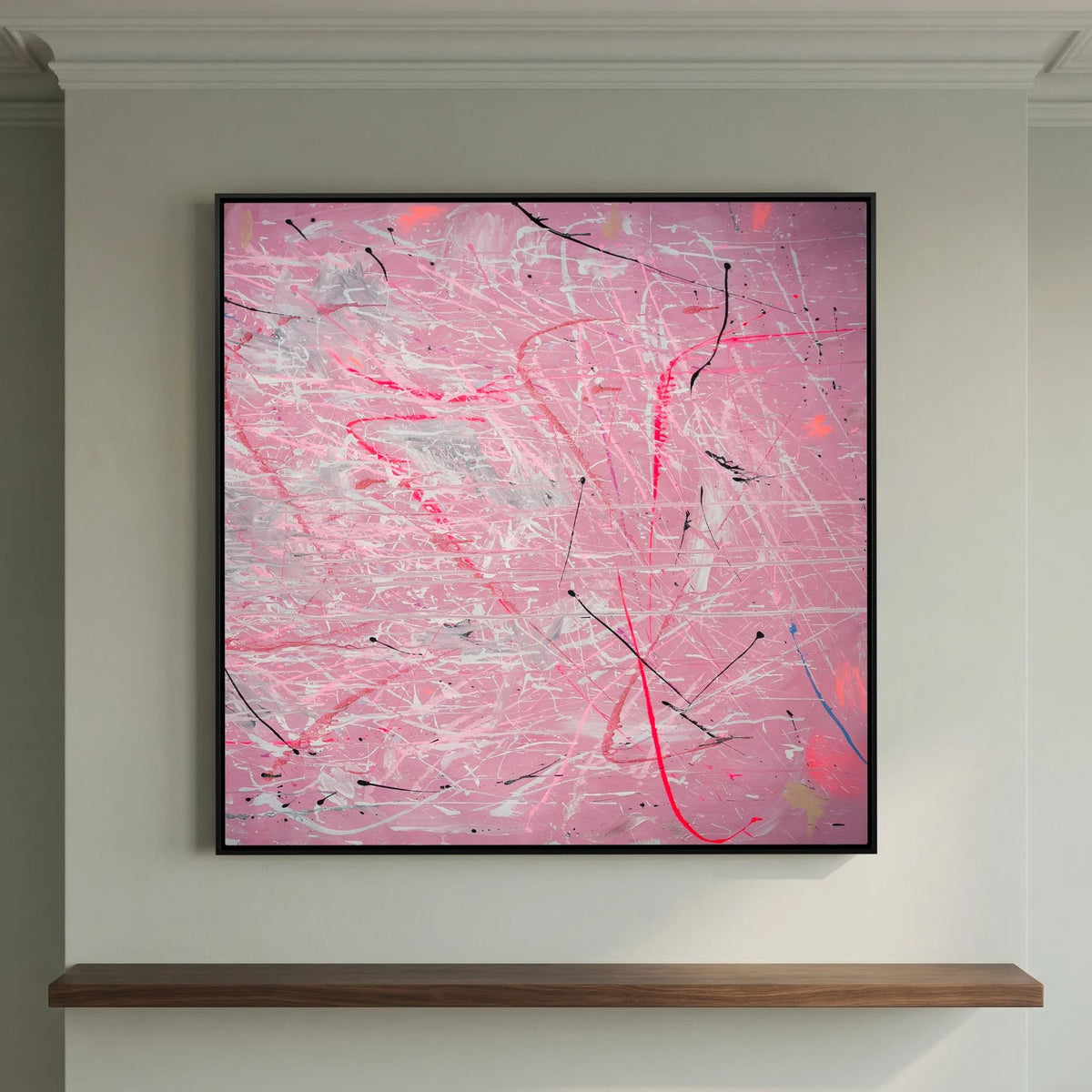 PAINT IN PINK (2024) PRINT ON CANVAS     