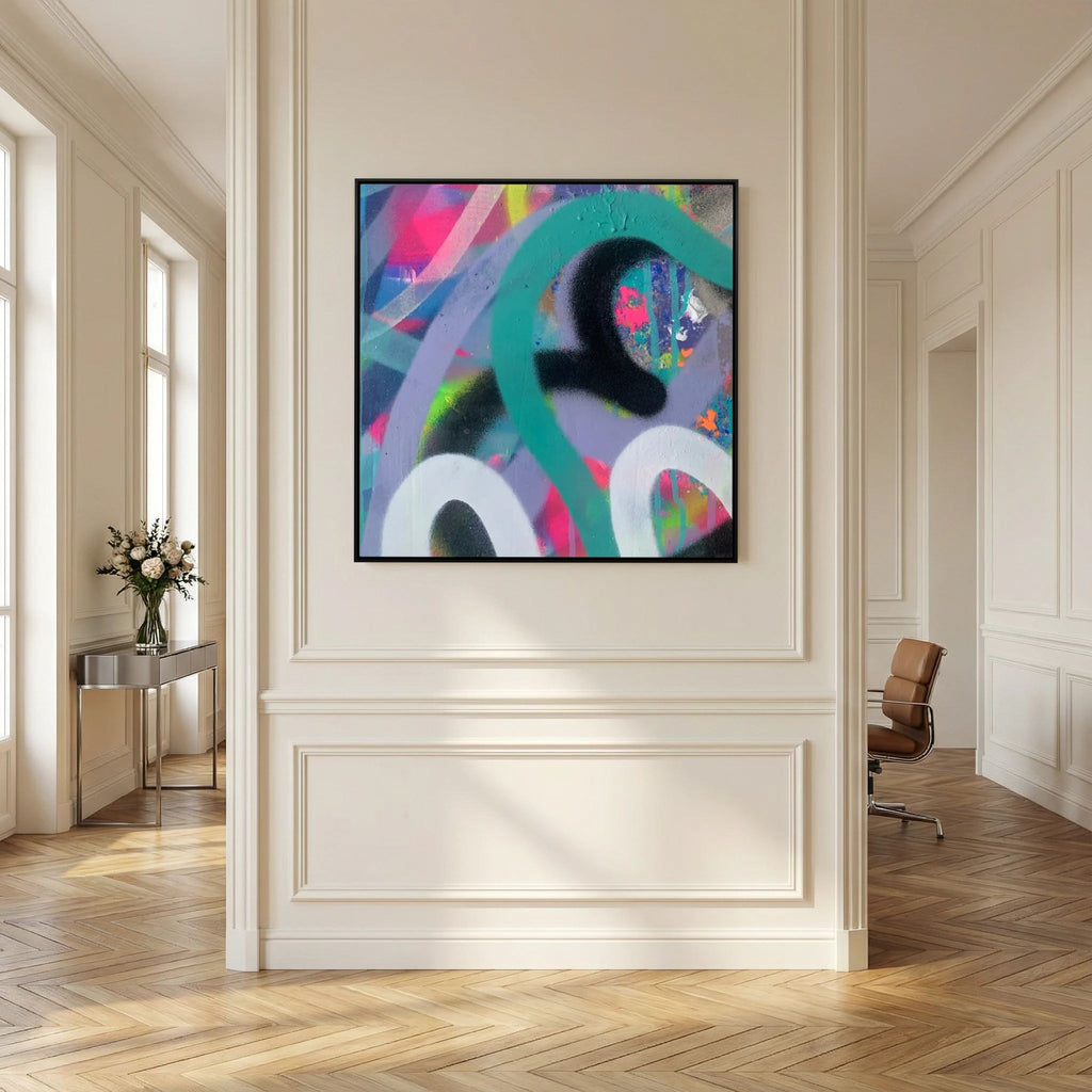 FAIRGROUND PRINT ON CANVAS  