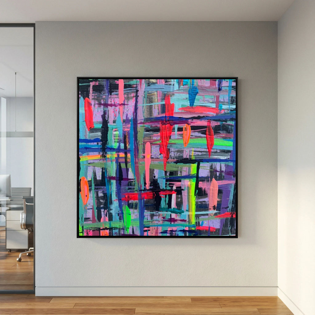 BETWEEN THE LINES (2020) PRINT ON CANVAS 