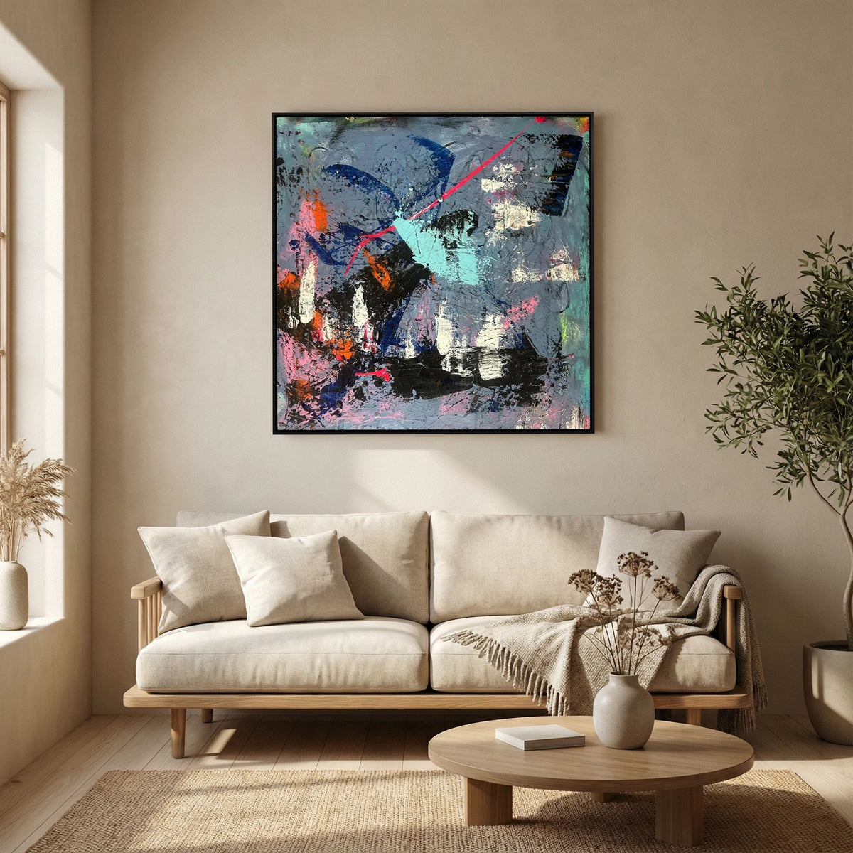 ABSTRACTION (2023) PRINT ON CANVAS   