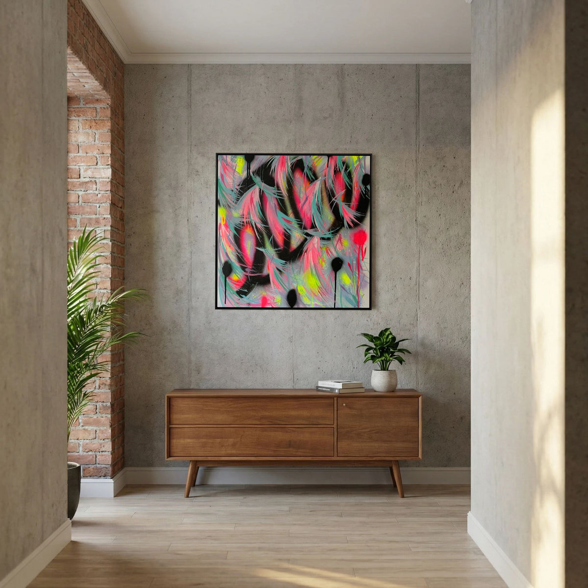 MUTED NOISE (2020) PRINT ON CANVAS  - Copy