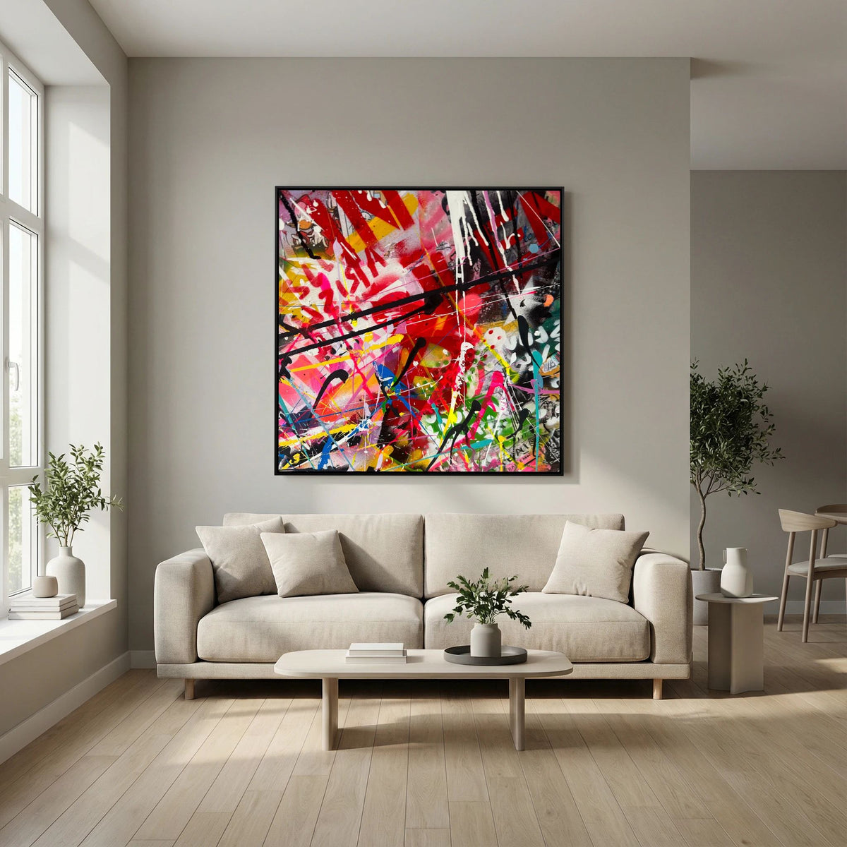 PAINTED NOISE (2023) CANVAS PRINT  