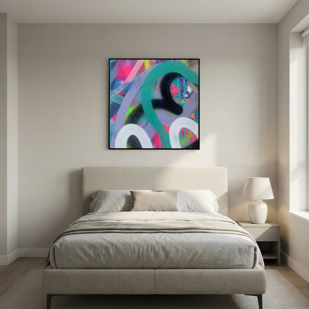 FAIRGROUND PRINT ON CANVAS  