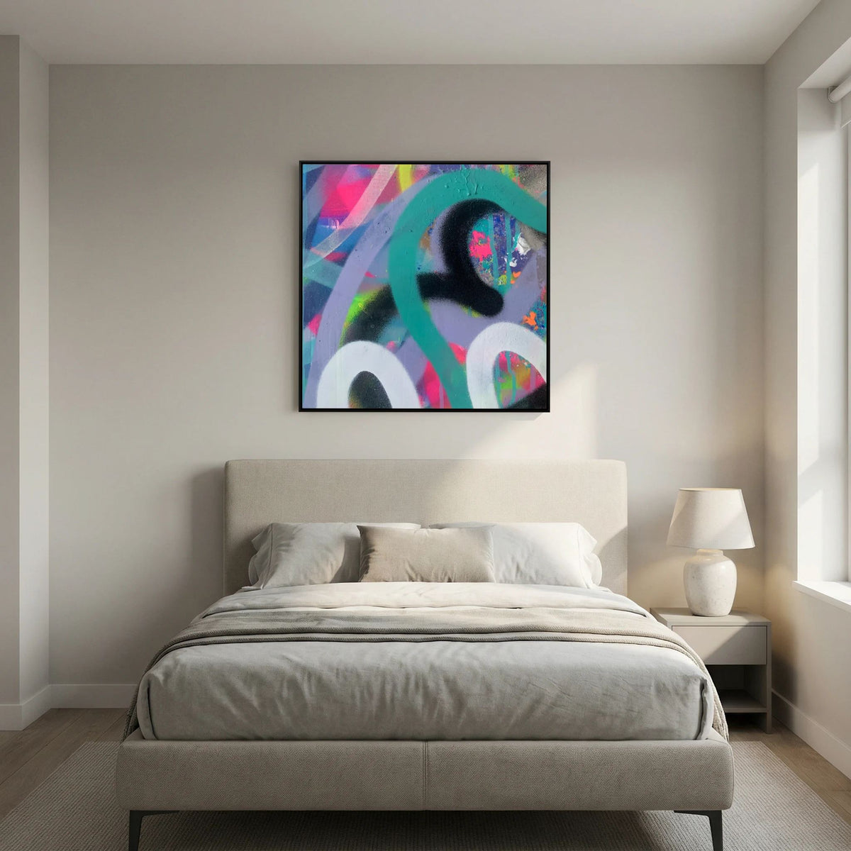 FAIRGROUND PRINT ON CANVAS  