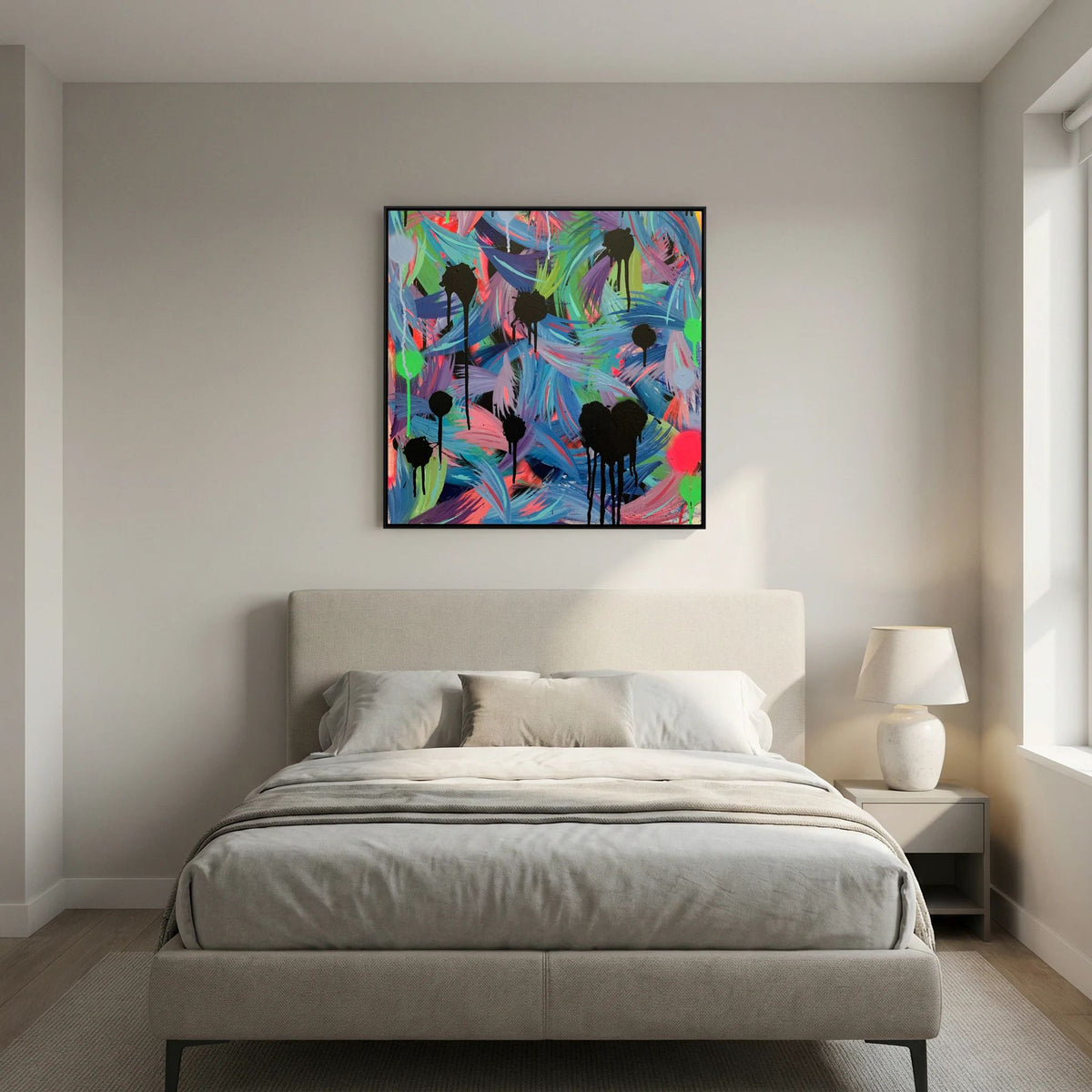 BLACK HEARTS CLUB (2020) PRINT ON CANVAS 